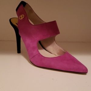 My purple suede heels